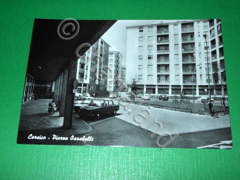 Cartolina Corsico - Piazza Carabelli 1960 ca