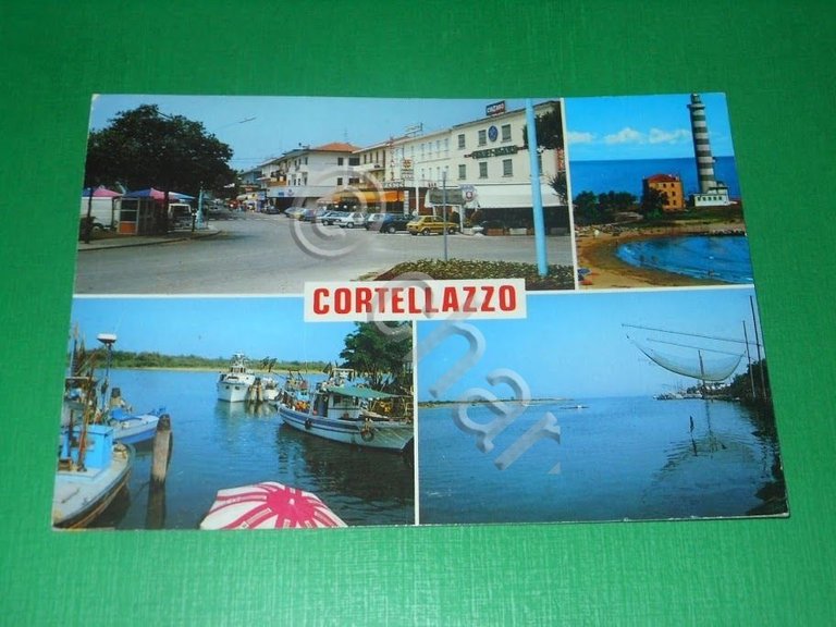 Cartolina Cortellazzo - Vedute diverse 1988