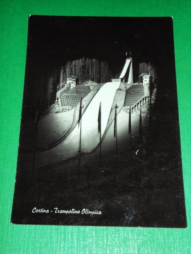 Cartolina Cortina - Trampolino Olimpico 1956 ( n. 1 ).