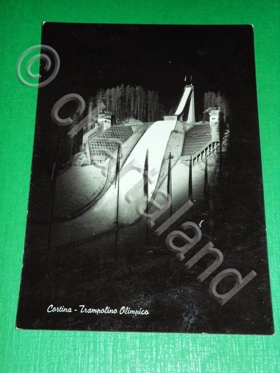 Cartolina Cortina - Trampolino Olimpico 1956 ( n. 1 ).