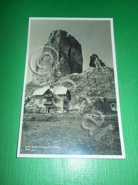Cartolina Cortina d' Ampezzo - Rifugio Cinque Torri 1927 | Immagine Gallery 2