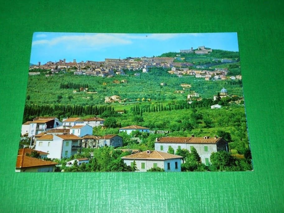Cartolina Cortona - Panorama 1960 ca.
