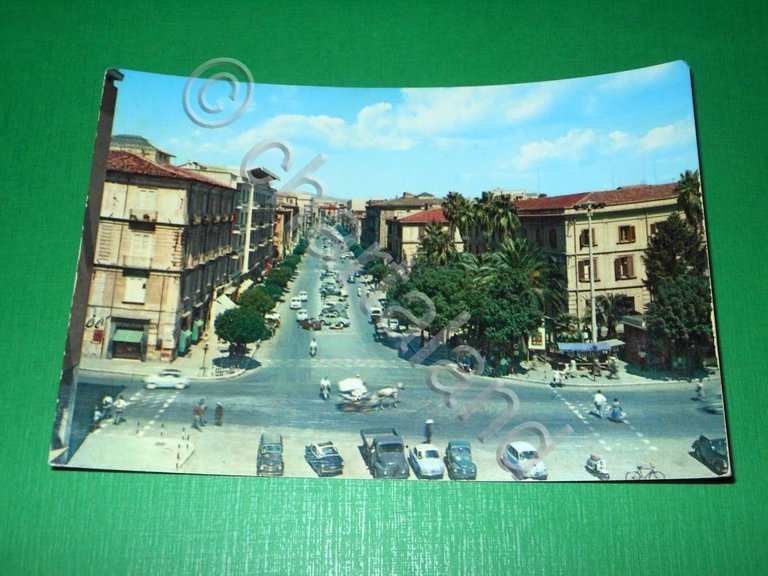 Cartolina Cosenza - Corso Mazzini 1958.