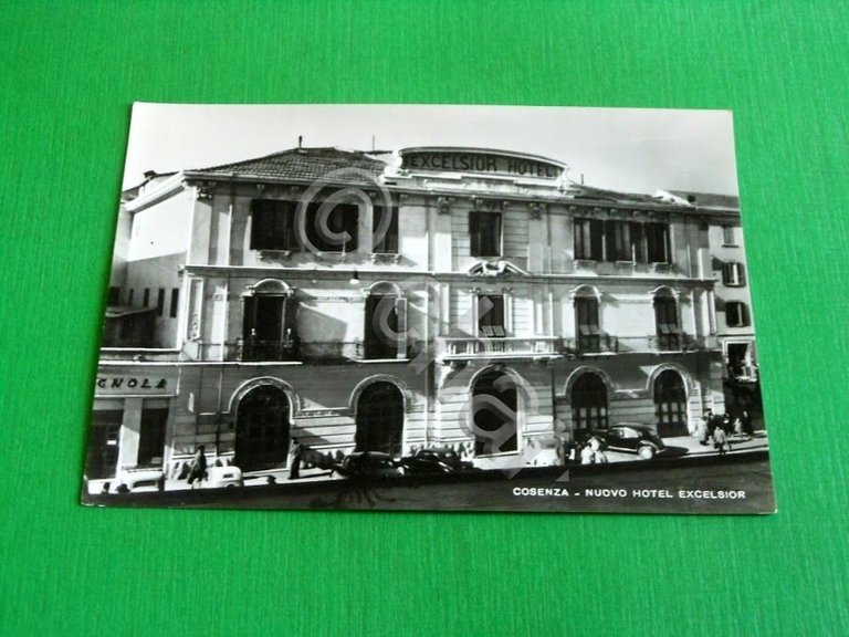 Cartolina Cosenza - Nuovo Hotel Excelsior 1955 ca
