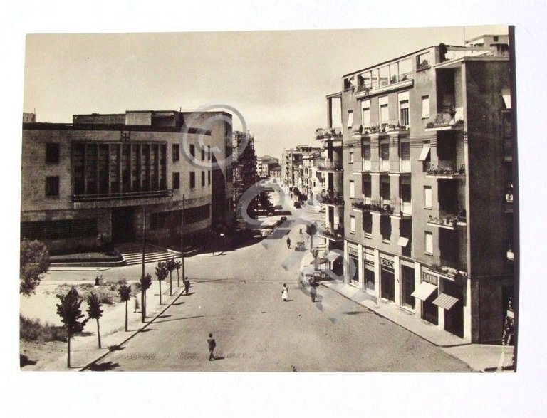 Cartolina Cosenza - Via Alimena 1950 ca.