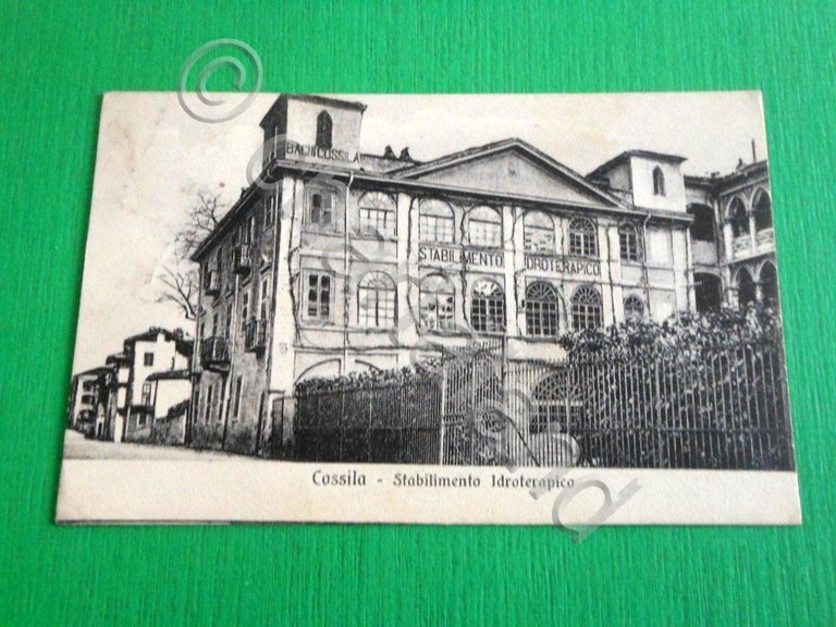Cartolina Cossila ( Biella ) - Stabilimento Idroterapico 1916