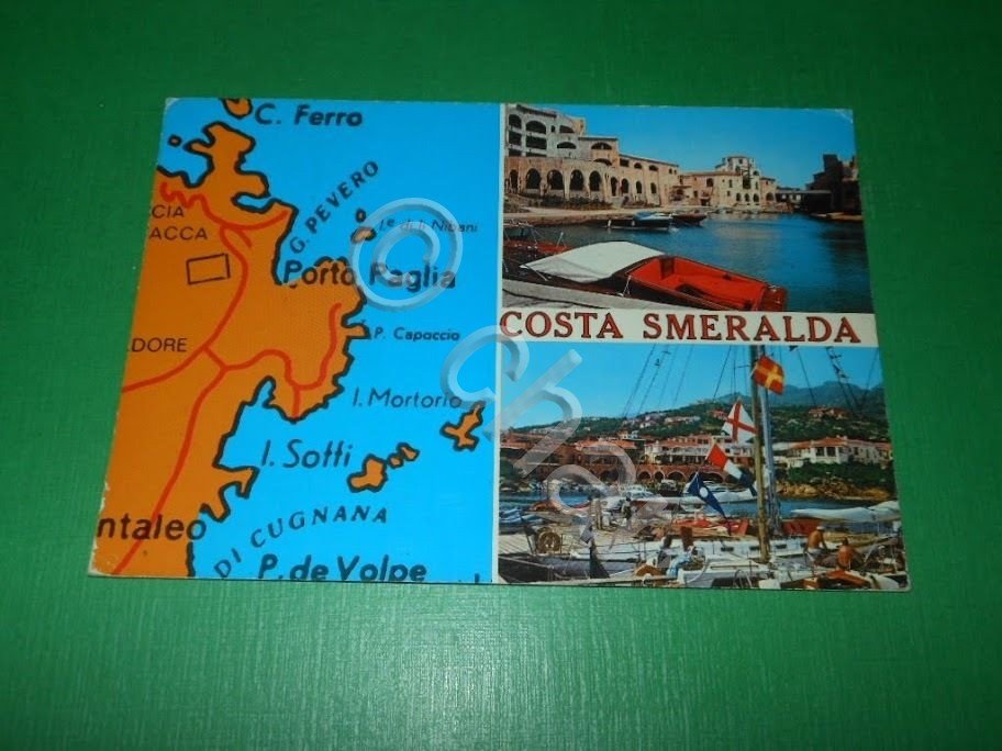 Cartolina Costa Smeralda - Vedute diverse 1976