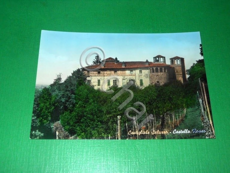 Cartolina Costigliole Saluzzo - Castello Rosso 1960 ca #.