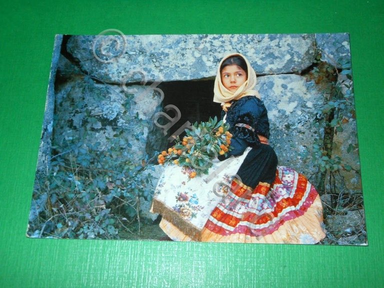 Cartolina Costume di Bultei ( Sassari ) 1987