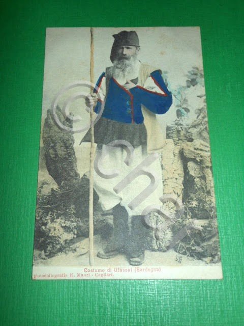 Cartolina Costume di Ulassai ( Ogliastra ) 1910 ca | Immagine Gallery 2