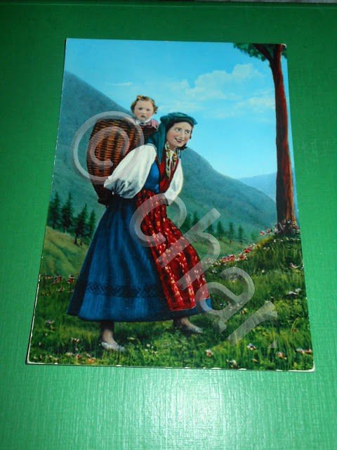 Cartolina Costumi Carnici ( Udine ) 1960 ca.