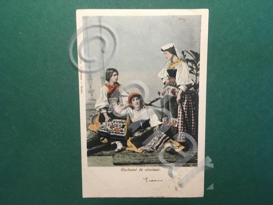 Cartolina Costumi Di Ciociari - 1927