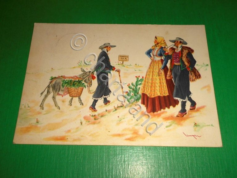 Cartolina Costumi di Sardegna - Teulada - Produzione d' arte …