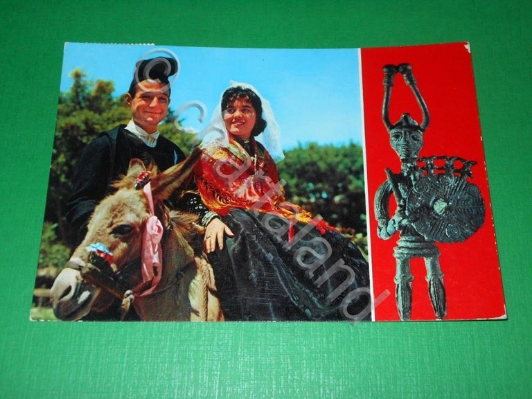 Cartolina Costumi Sardi - NULVI 1977