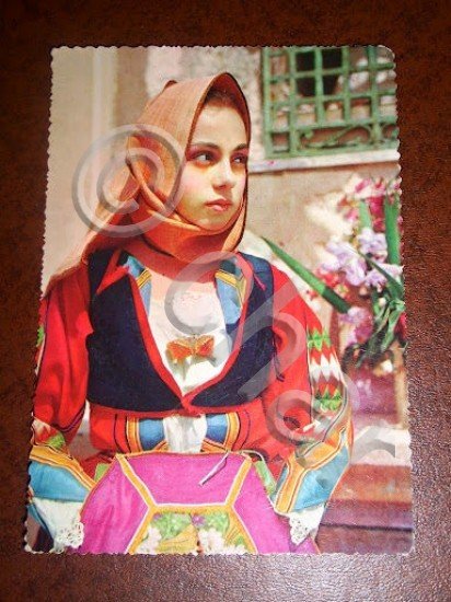 Cartolina Costumi Sardi - ORGOSOLO 1959