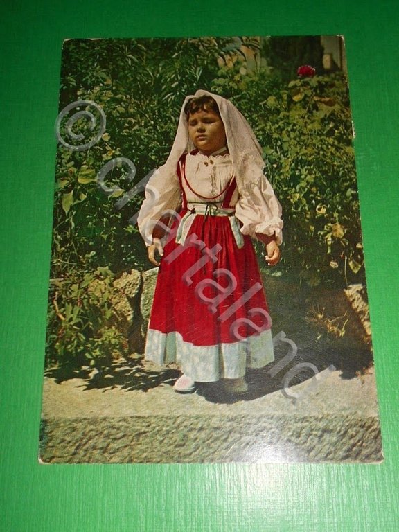 Cartolina Costumi Sardi - Orosei ( Nuoro ) 1977.