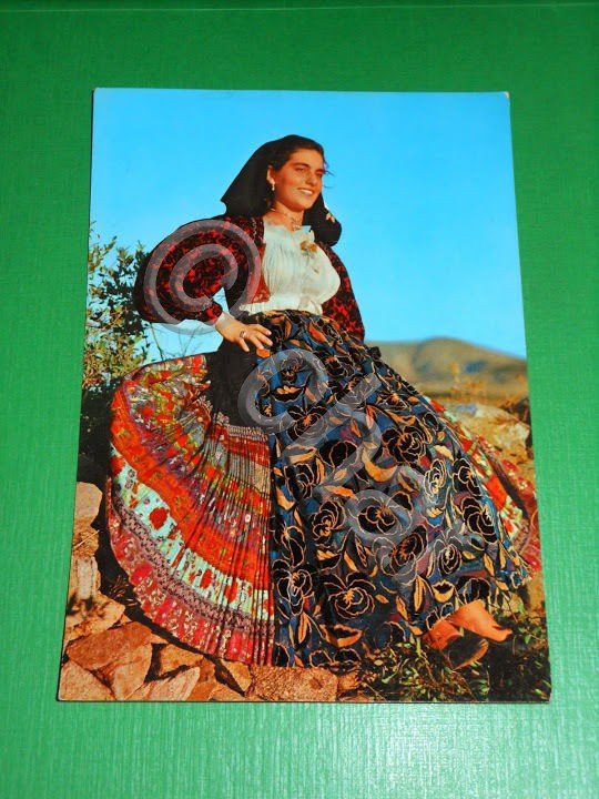 Cartolina Costumi Sardi - Siniscola ( Nuoro ) 1960