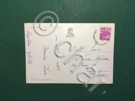 Cartolina Costumi Sardi - Tempio Pausania - 1962