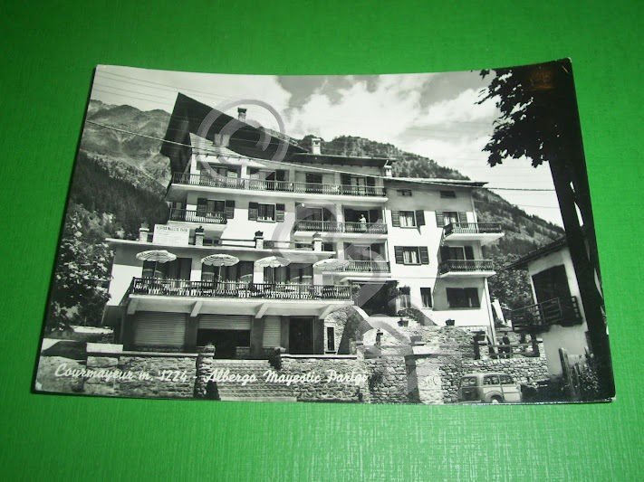 Cartolina Courmayeur - Albergo Majestic Parigi 1961 | Immagine principale