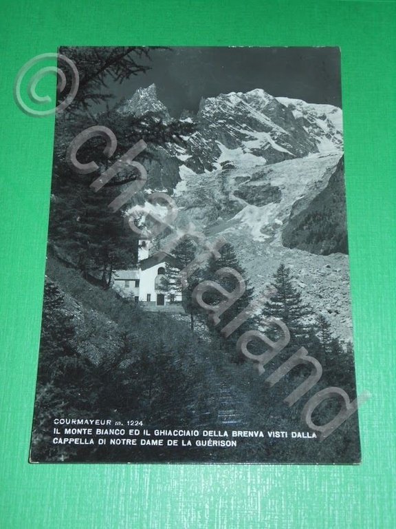 Cartolina Courmayeur - Il Monte Bianco ed il ghiaccio della … | Immagine Gallery 2