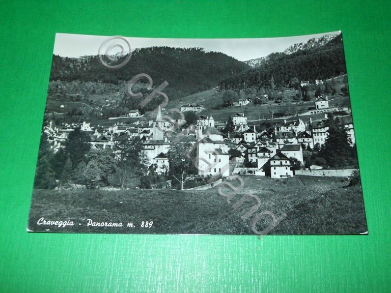 Cartolina Craveggia - Panorama 1957
