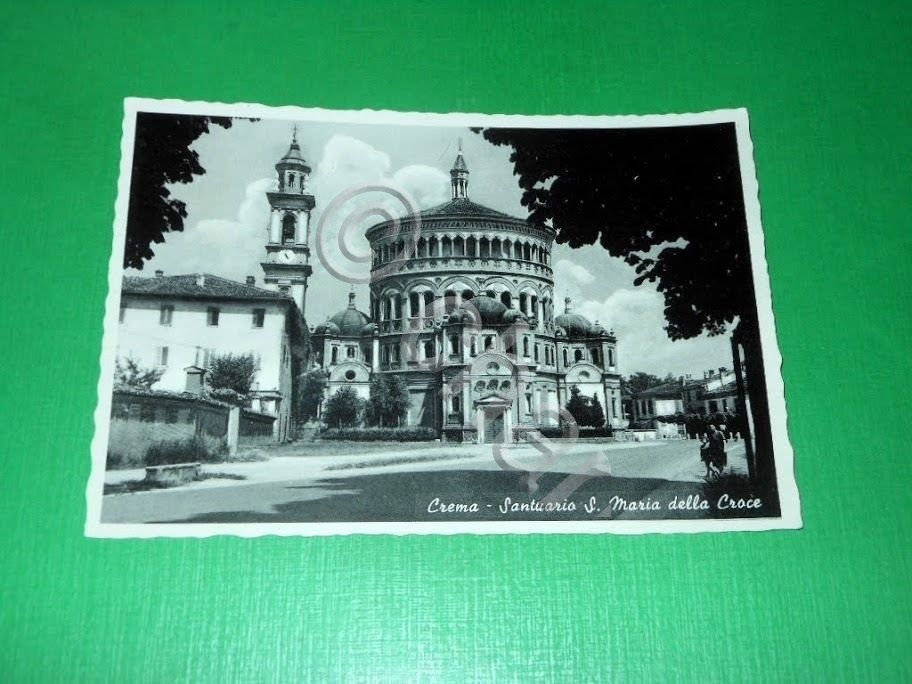 Cartolina Crema - Santuario S. Maria della Croce 1955 ca.