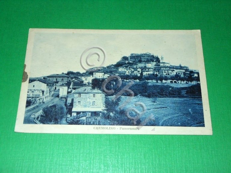 Cartolina Cremolino ( Alessandria ) - Panorama 1928 *ca