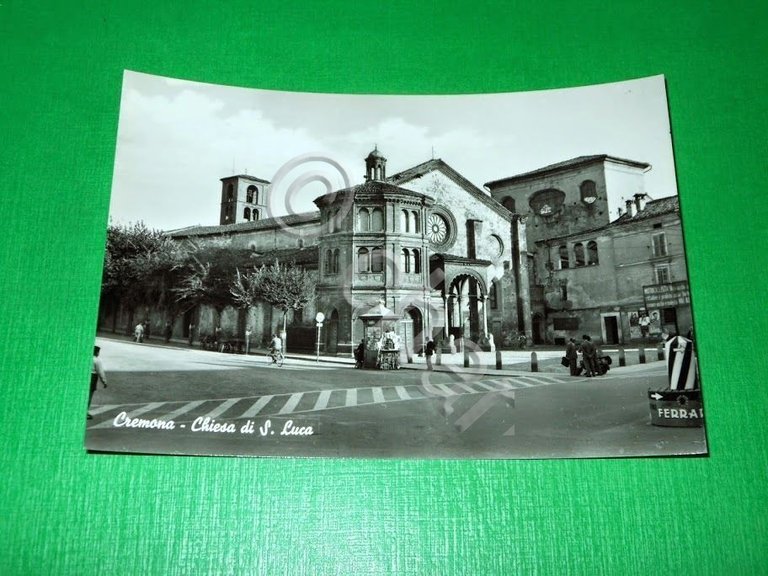 Cartolina Cremona - Chiesa di S. Lucca 1955 ca