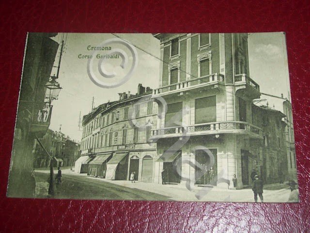 Cartolina Cremona - Corso Garibaldi 1910 ca