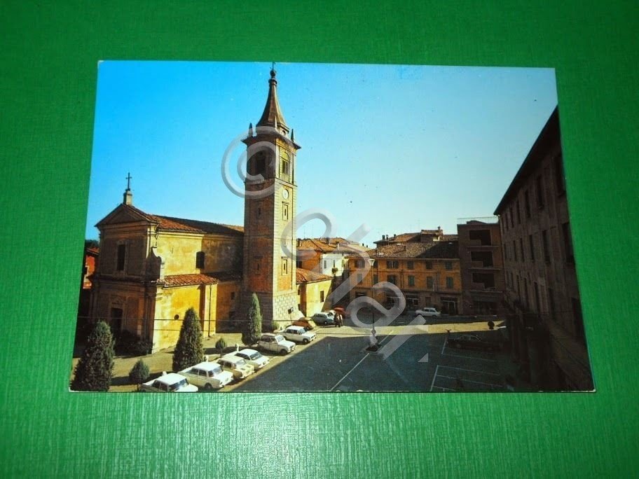 Cartolina Crespellano - Piazza della Pace 1965 ca.