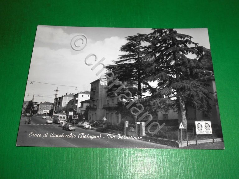 Cartolina Croce di Casalecchio ( Bologna ) - Via Porrettana …