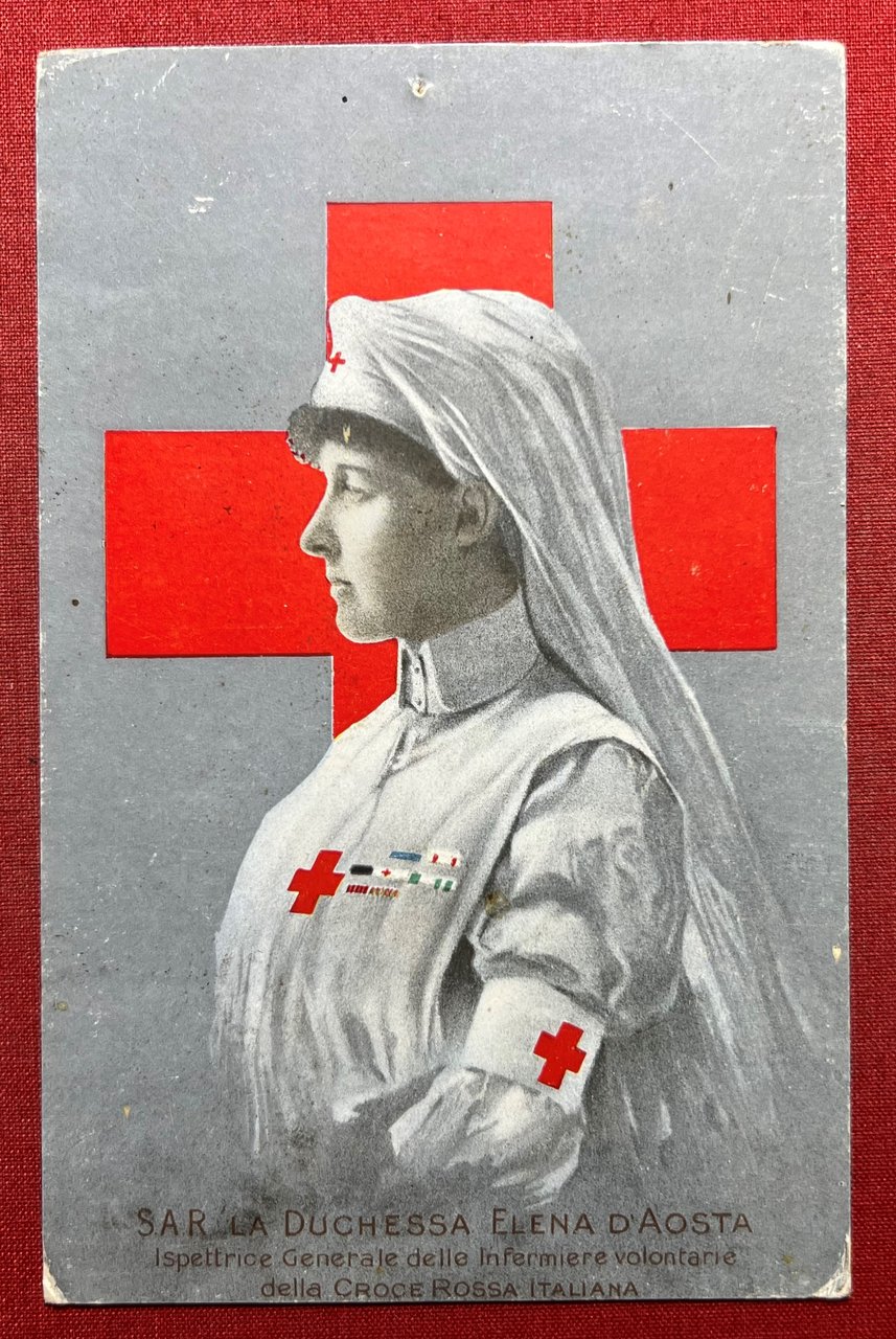 Cartolina Croce Rossa Italiana - S.A.R. La Duchessa Elena d'Aosta …