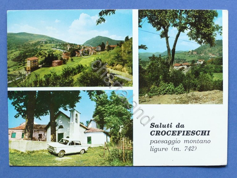 Cartolina Crocefieschi - Paesaggio montano ligure - Varie vedute - …