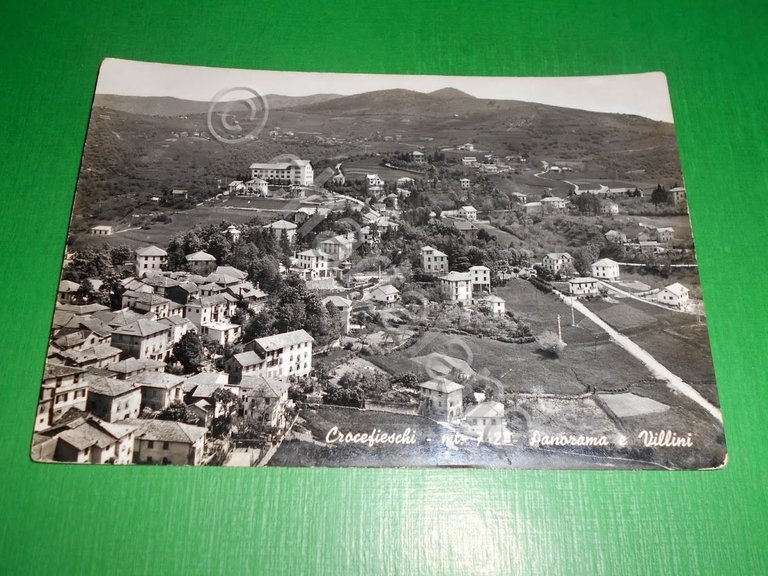 Cartolina Crocefieschi - Panorama e Villini 1955 ca | Immagine Gallery 2