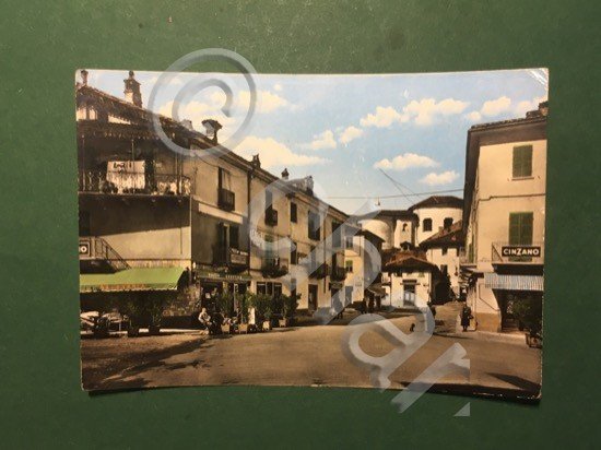 Cartolina Cumiana - Piazza Umberto I - 1965