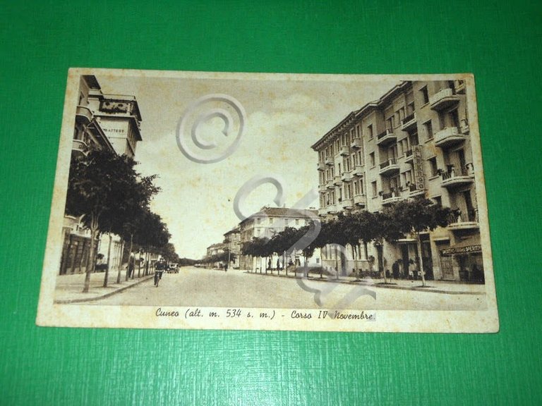 Cartolina Cuneo - Corso IV Novembre 1944 | Immagine Gallery 2