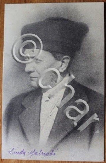 Cartolina d'epoca pratriota assistenzialista Linda Malnati anni '20