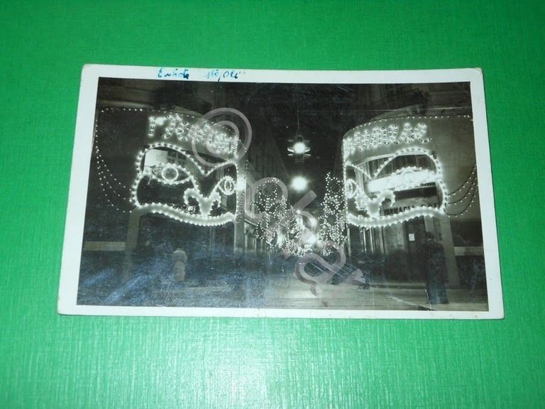 Cartolina d'epoca spedita da San Remo - Particolare natalizio 1938