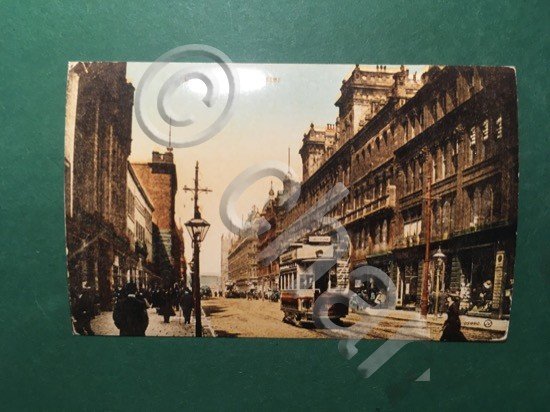 Cartolina Deansgate - Manchester - Replica 1950 ca