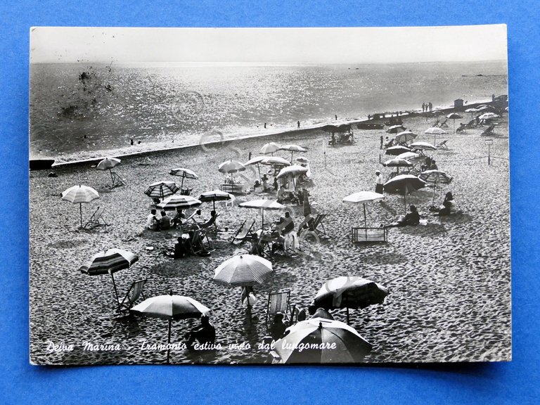 Cartolina Deiva Marina - Tramonto estivo visto dal lungomare - …