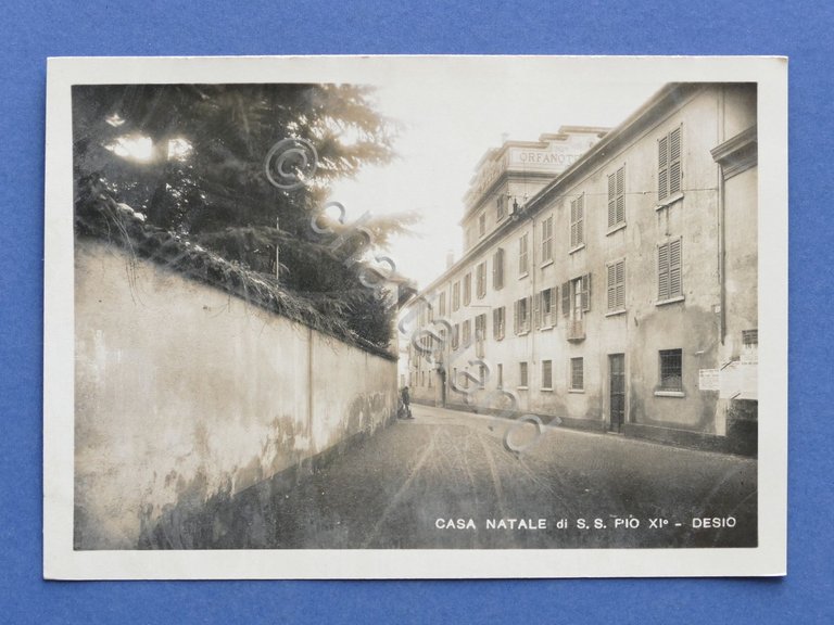 Cartolina Desio - Casa natale di S.S. Pio XI - …