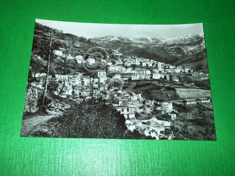 Cartolina Desulo - Rione di Asuai e Ovolaccio 1955 ca.