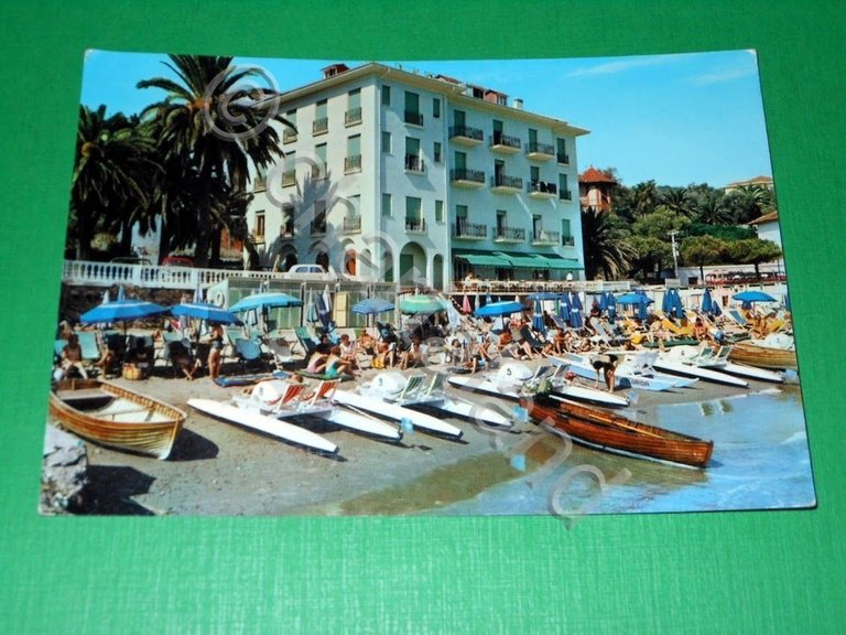 Cartolina Diano Marina - Hotel Jasmin 1962.