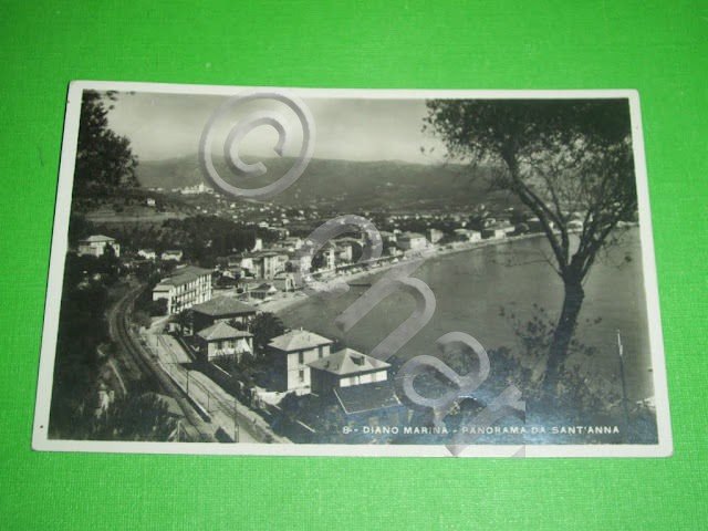 Cartolina Diano Marina - Panorama da Sant' Anna 1935.