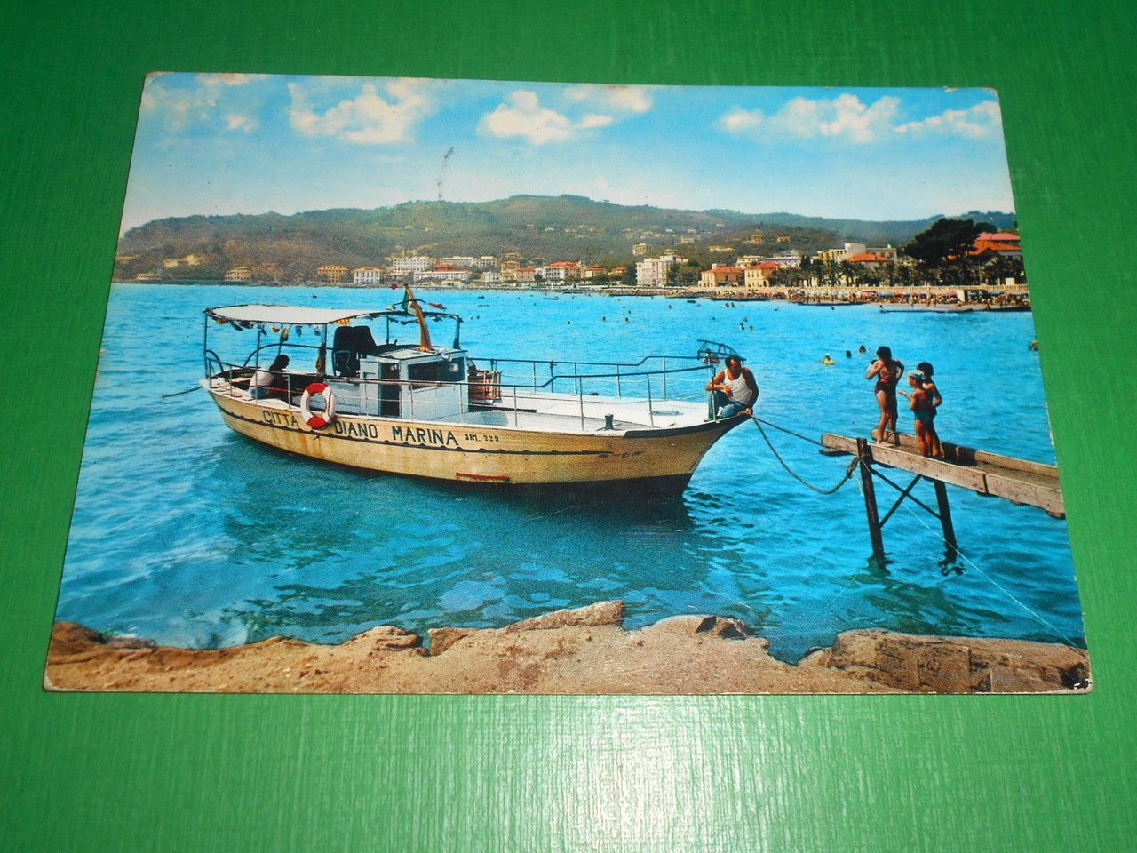 Cartolina Diano Marina - Scorcio panoramico 1963.