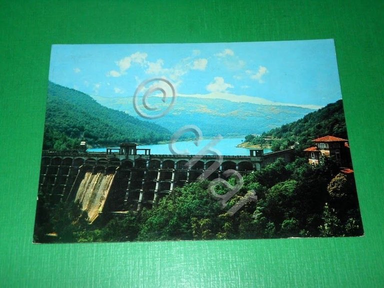 Cartolina Diga Valtidone - Veduta 1975 ca