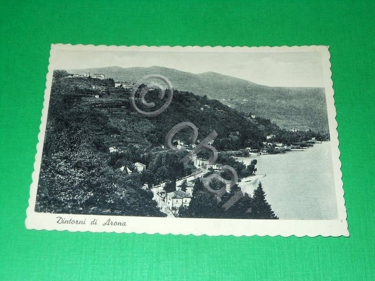 Cartolina Dintorni di Arona - Scorcio panoramico 1938 | Immagine Gallery 2