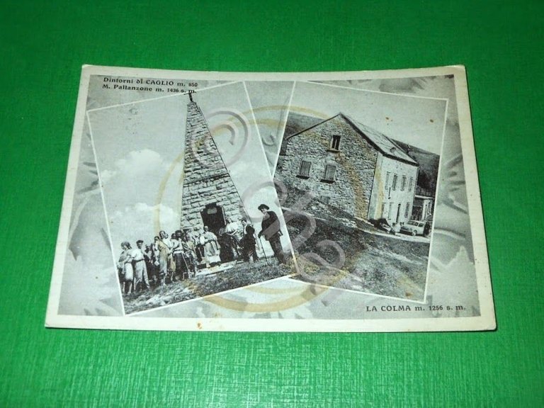 Cartolina Dintorni di Caglio - M. Pallanzone - La Colma …