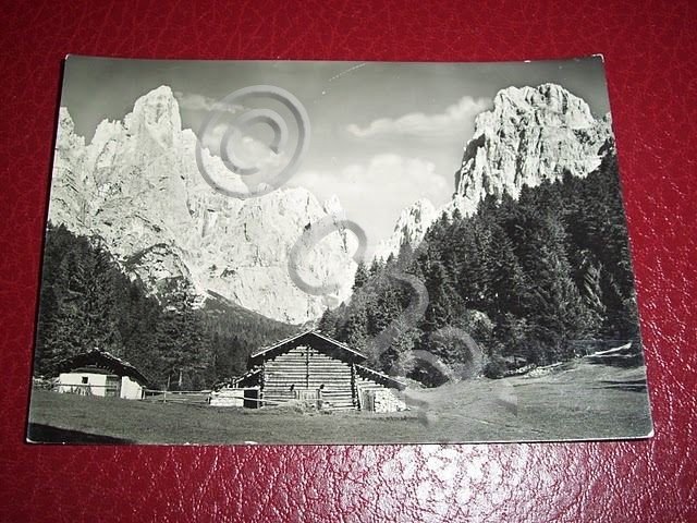 Cartolina Dintorni San Martino di Castrozza 1950 ca