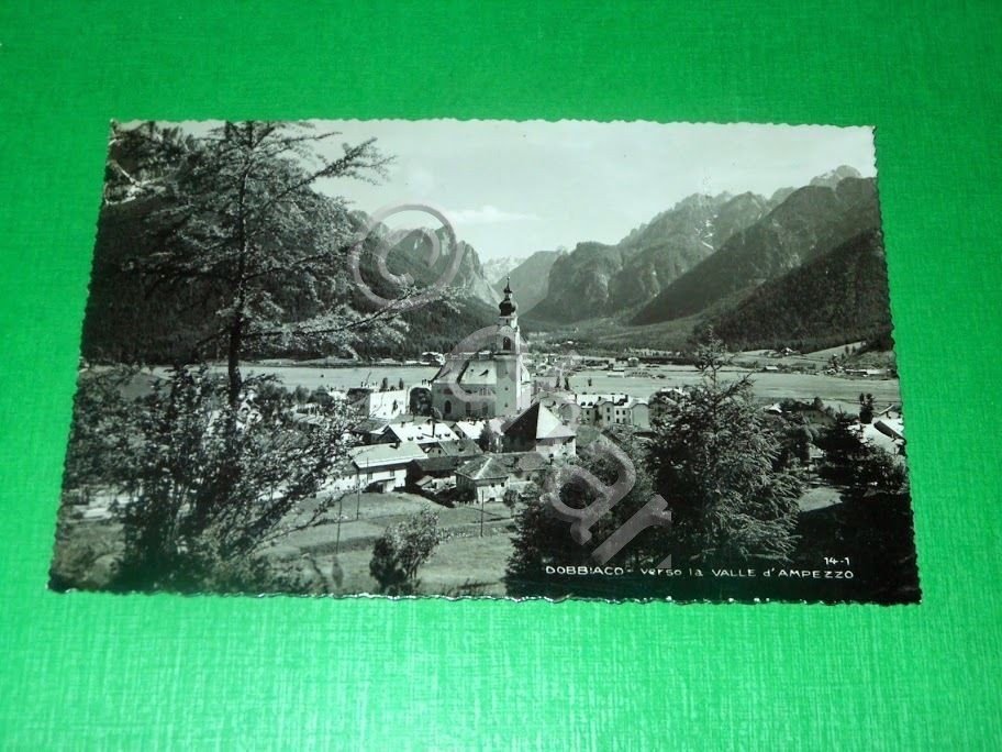 Cartolina Dobbiaco - Verso la Valle d' Ampezzo 1935 ca.